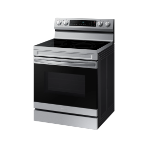 Estufa eléctrica Samsung inteligente 6.3 cu. ft. con Air Fry