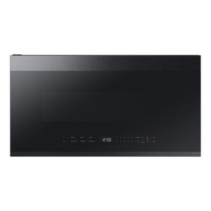 Microondas Samsung Bespoke Smart sobre la estufa 2.1 cu. ft. en Matte Black Steel