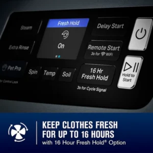 Maytag MFW7020RF Smart Pet Pro 5.0 cu. ft. Front Load Washer in Midnight Steel